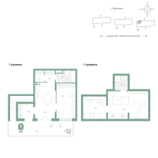 1-комнатная, 107.1 м²