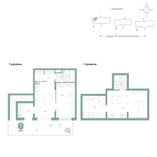 1-комнатная, 107.1 м²