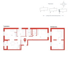 4-комнатная, 94.2 м²